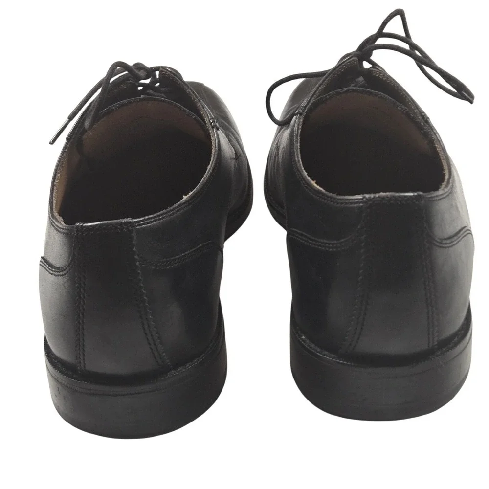 Cole‎ Haan Grand OS Oxford Men 11 Black Good Leather Dress Shoes Square Toe